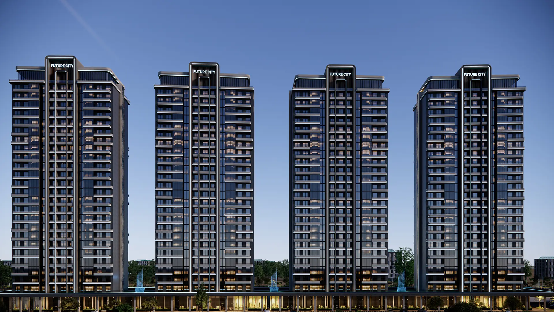 four towers