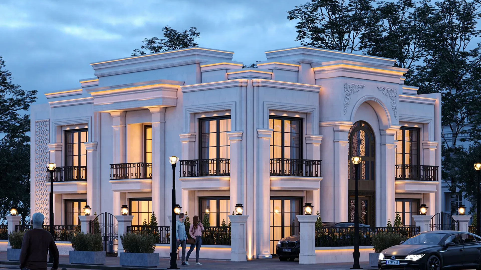 italian city villa