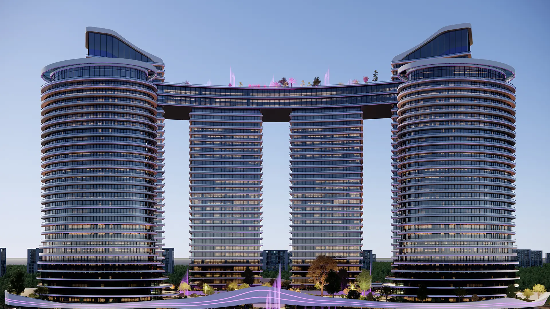 eight towers